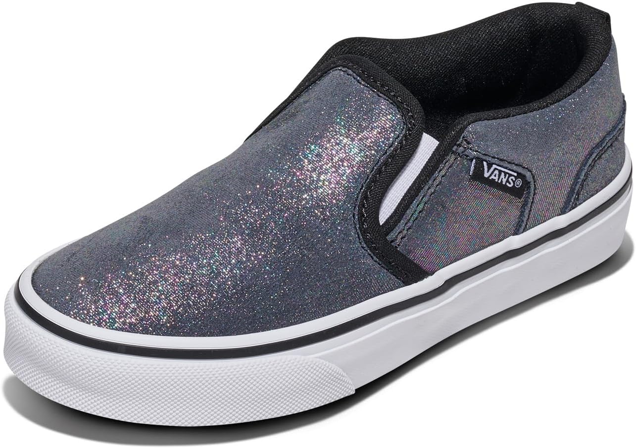 

Кеды Vans Asher без шнурков для детей и подростков, черный