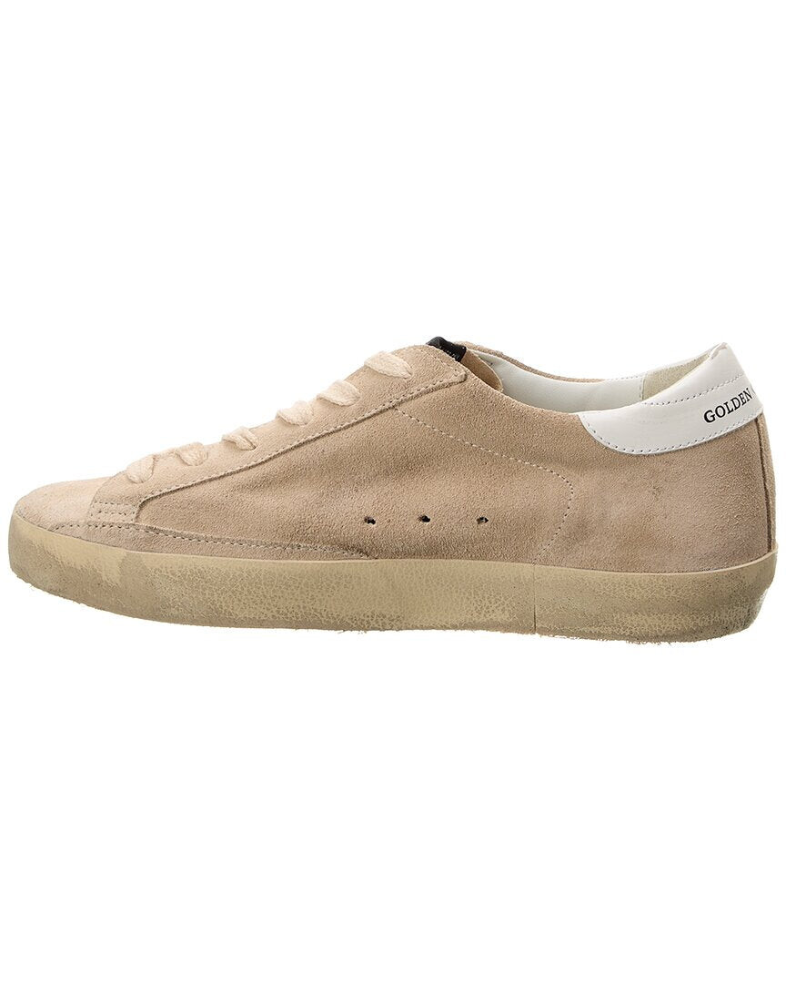 

Кроссовки Golden Goose Superstar из замши и кожи, белый