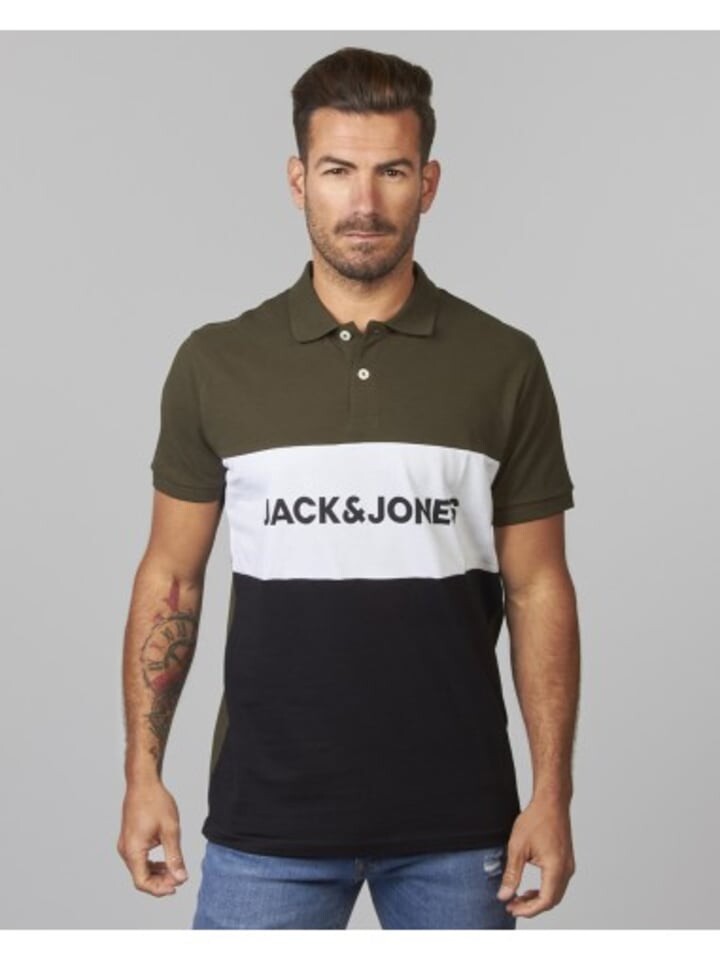 

Поло Jack & Jones Polo, зеленый