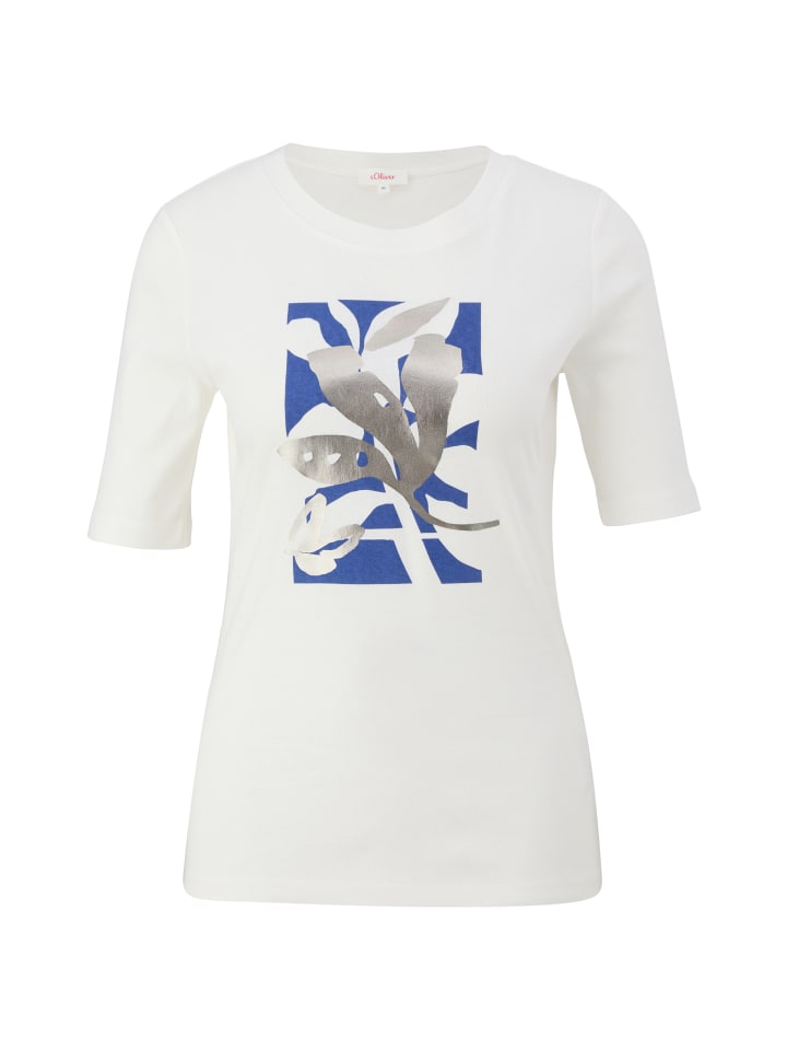 

Футболка в цвете 02D1_ecru s.Oliver, Бежевый, Футболка в цвете 02D1_ecru s.Oliver