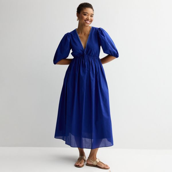 

Женское платье с V-образным вырезом Farmers Market, цвет mazarine blue