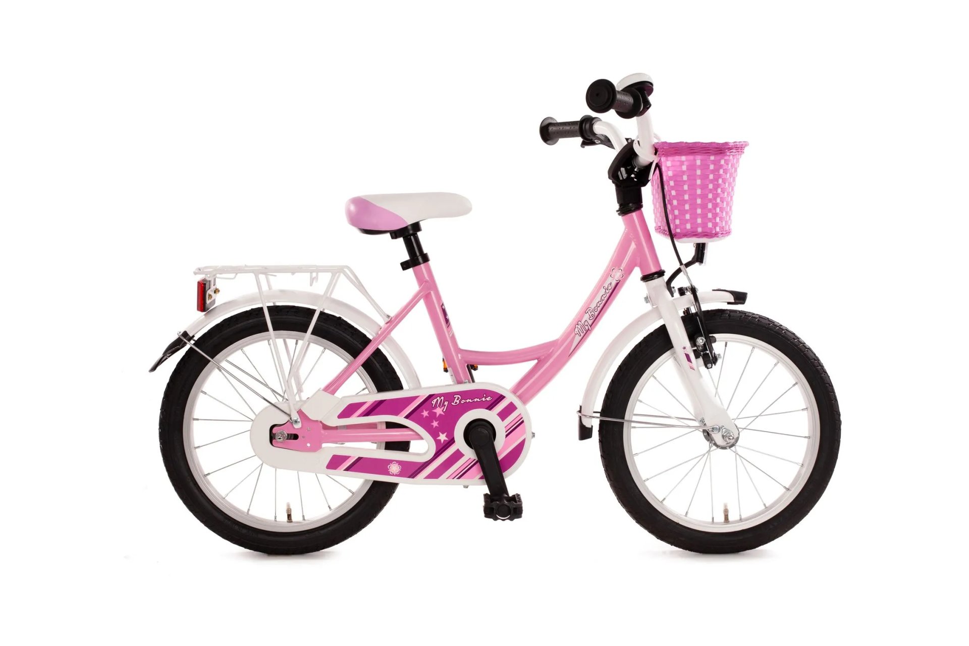 

Детский велосипед Bachtenkirch My Bonnie 16" - 16 дюймов - Tiefeinsteiger - 2025, цвет Pink|rosa/weiß (Edition 2025)