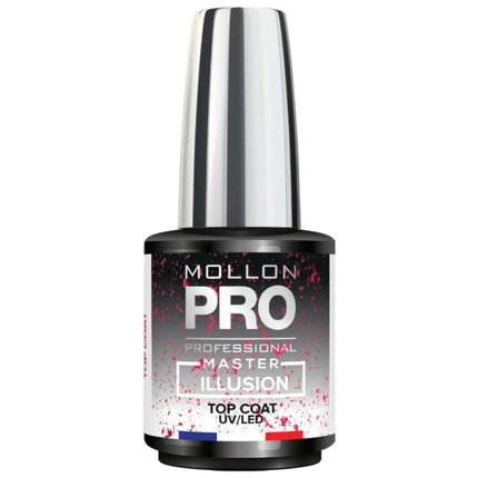

Mol Master Top Coat Illusion Pink - 12 мл Mollon Pro