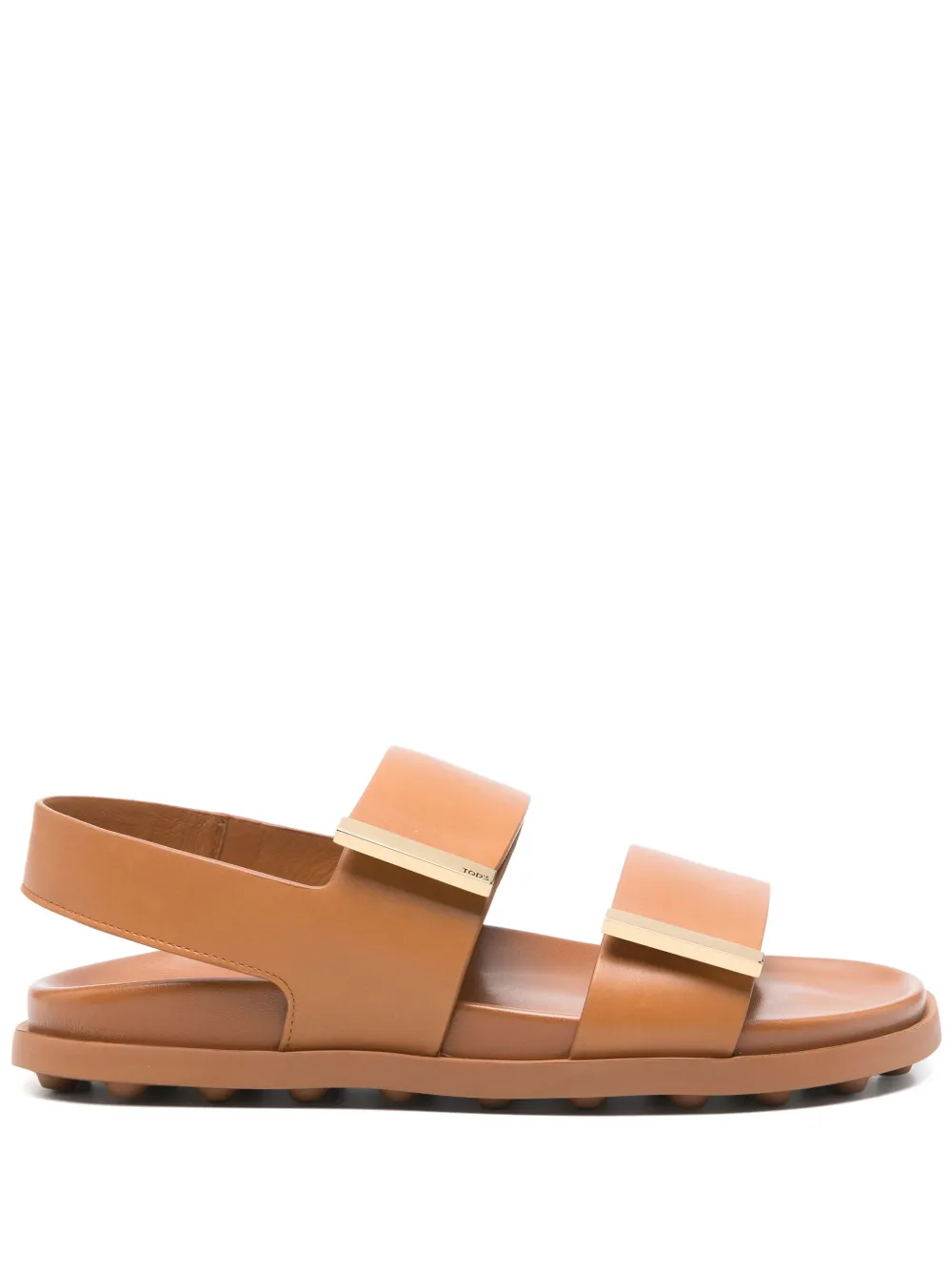 Кожаные сандалии TOD'S, коричневый