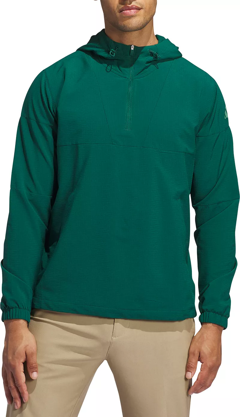 

Мужская толстовка для гольфа Adidas Ultimate365 Anorak Golf, цвет Collegiate Green