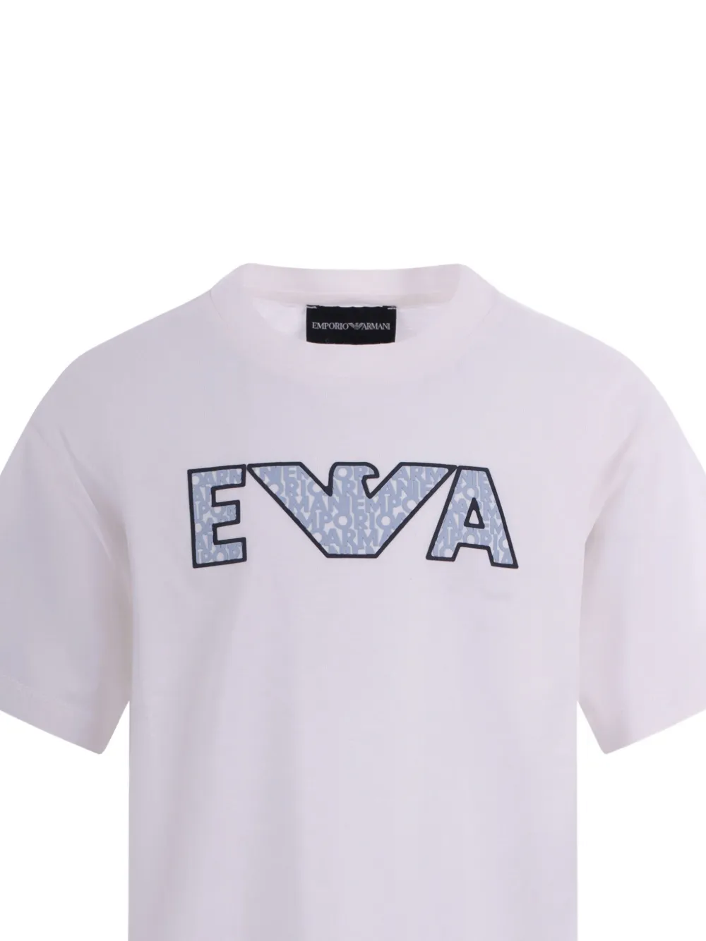 Футболка с графическим принтом Emporio Armani Kids, белый — фото 3