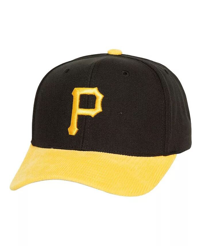 

Мужская черная вельветовая кепка Pittsburgh Pirates Snapback Snapback Mitchell & Ness, черный