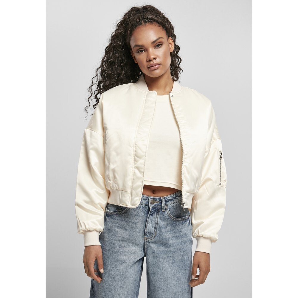 

Куртка Urban Classics Oversized Satin, белый