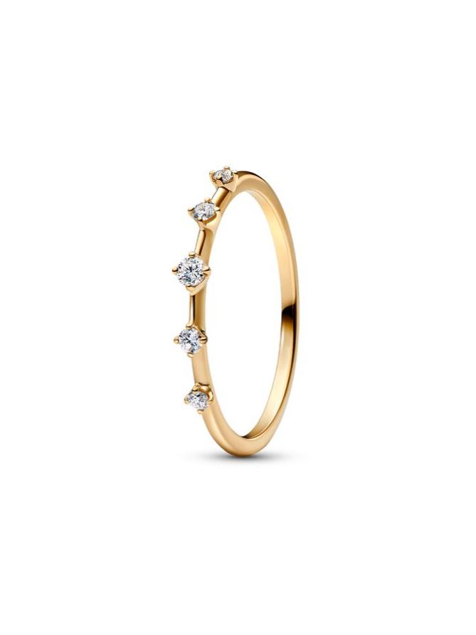 

Кольцо Pandora Era Lab-Grown Diamond Station Ring, золото