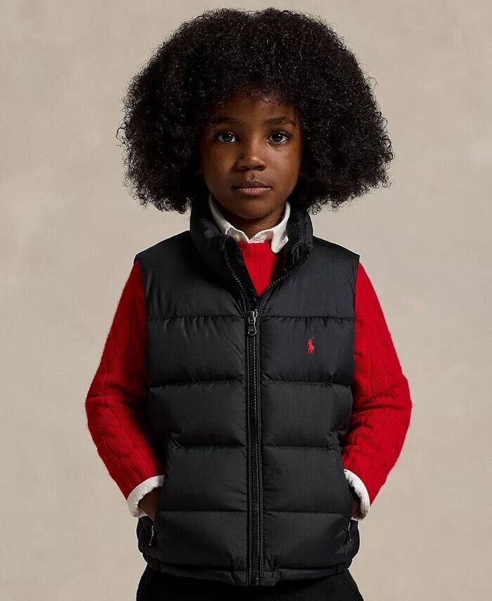 

Пуховик Ripstop для малышей и мальчиков Polo Ralph Lauren, черный