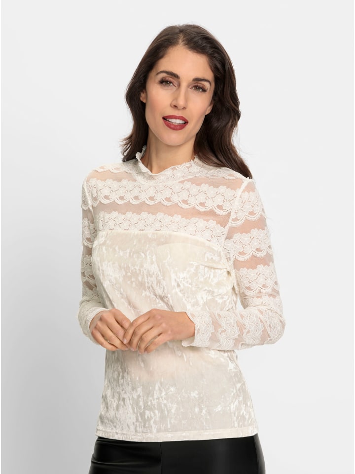 

Рубашка с длинными рукавами цвета шампанского Heine