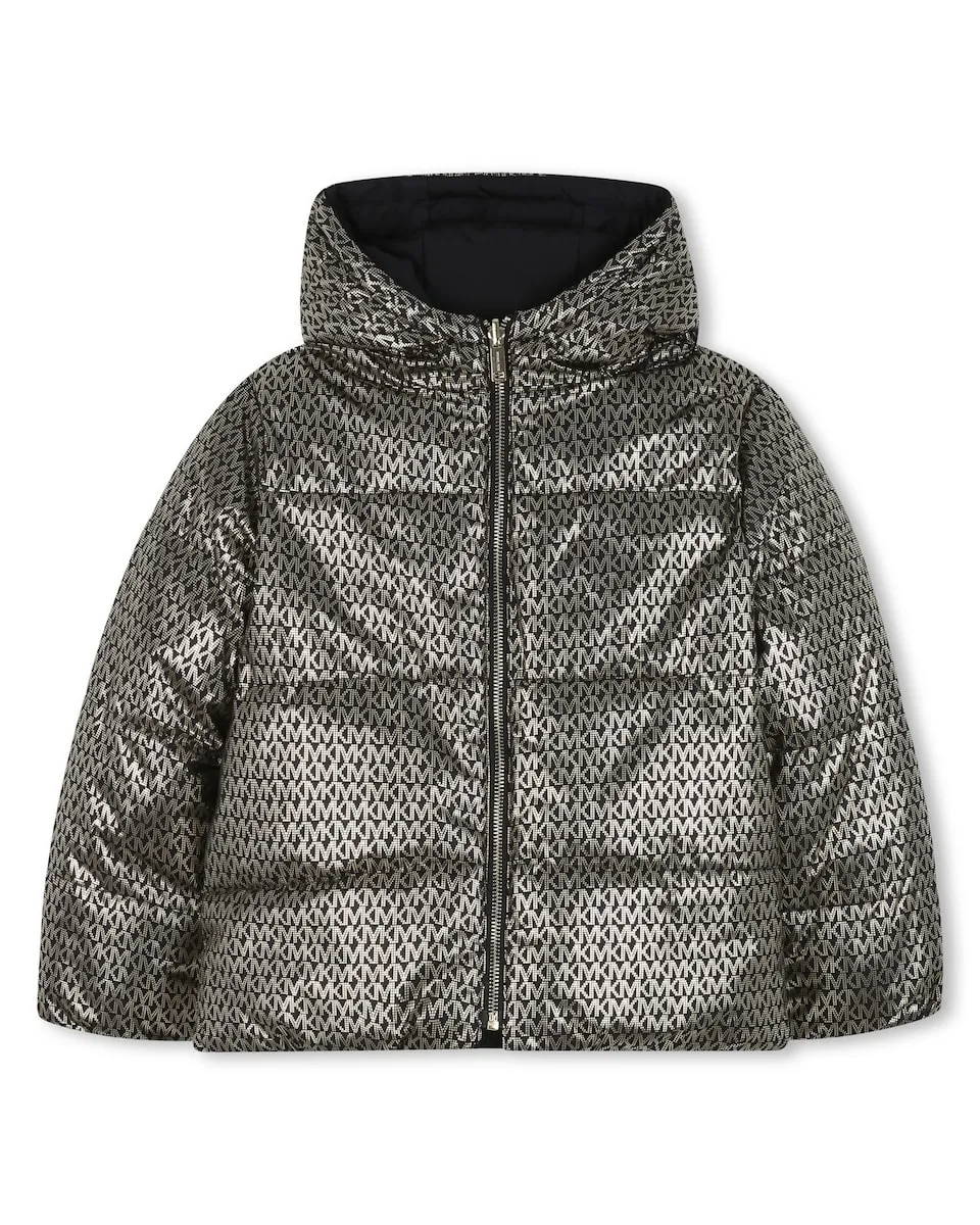 

Детский пуховик с длинным рукавом Michael Kors, черный