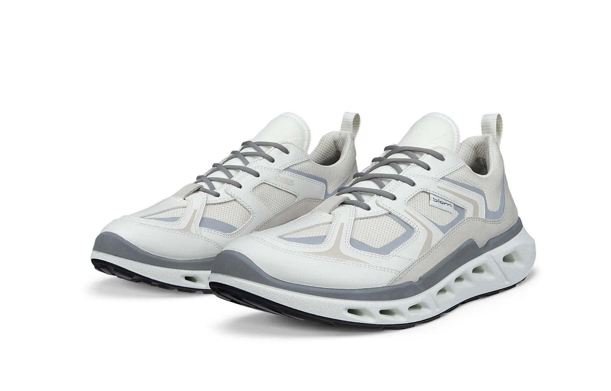 Ecco SS26 BIOM 720 Collection Textile, Cow Leather Casual Shoes Men's White — фото 4