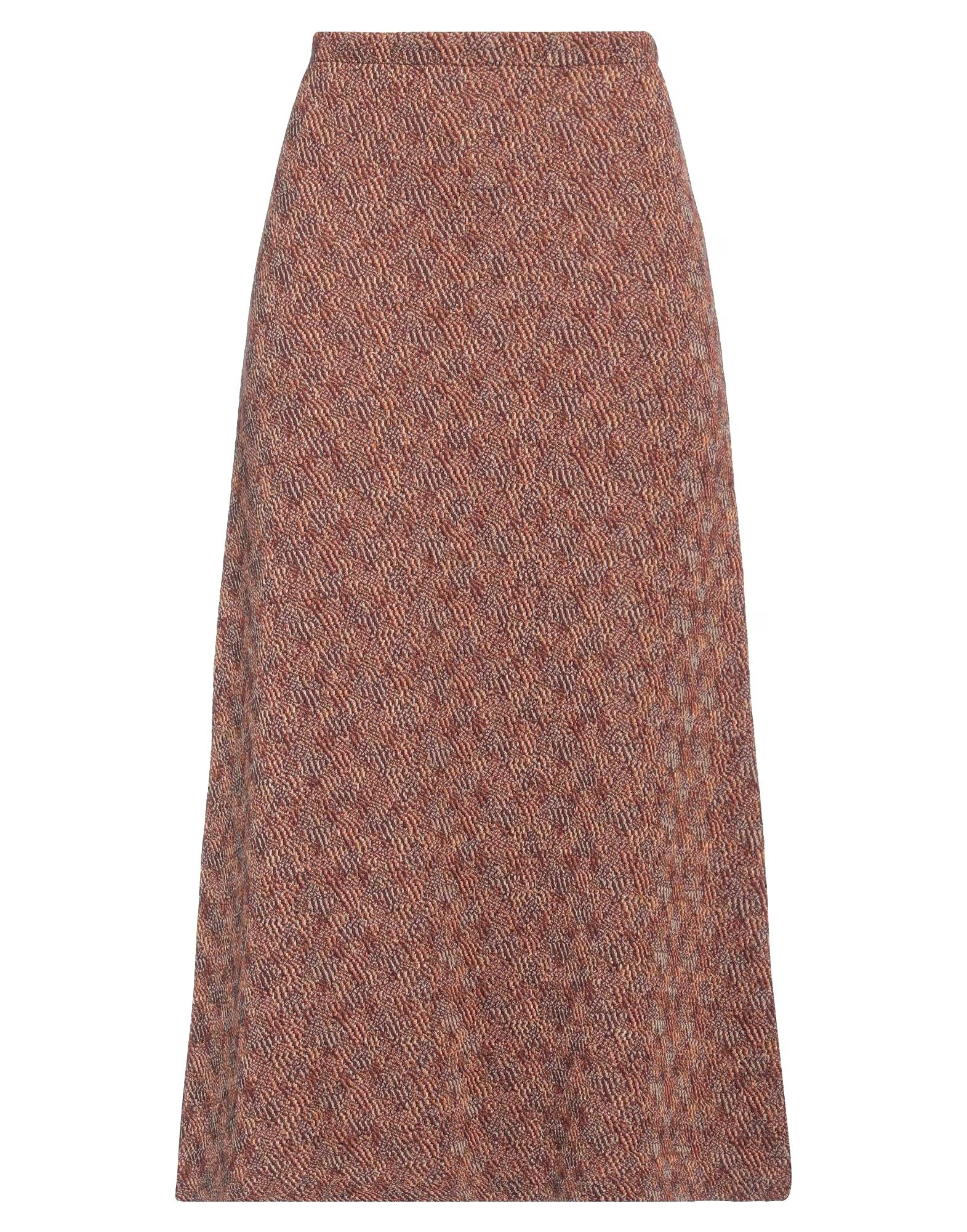 

Юбка миди Siyu, шоколадный