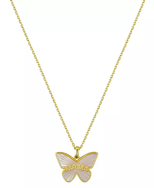 

Перламутровое ожерелье «Мама-бабочка» Unwritten, gold