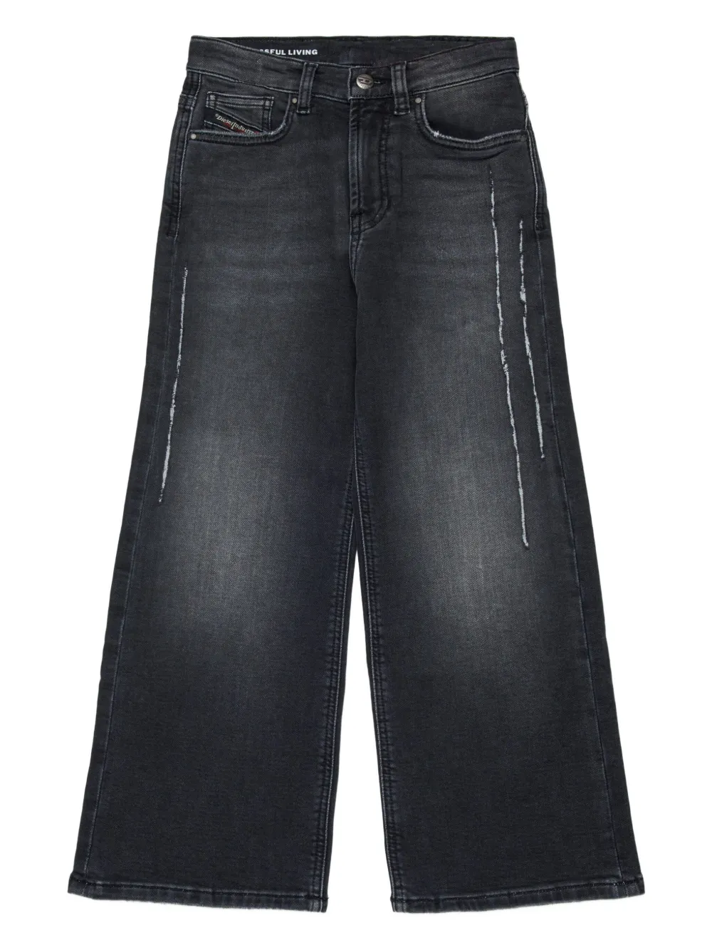 

Джинсы D-Argix-J Jjj с эффектом потертости Diesel Kids, серый