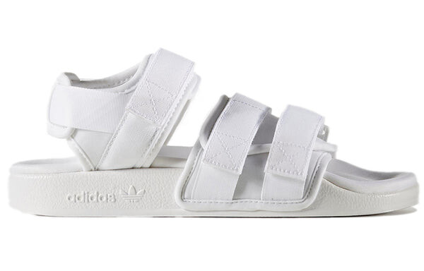 Сандалии оригиналы adilette sandal легкие удобные спортивные сандалии Adidas, белый — фото 2