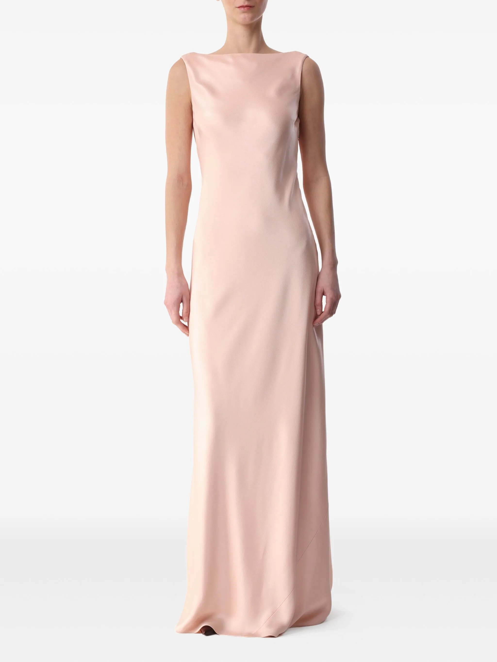 

Платье с вырезом лодочкой и низкой спинкой Jason Wu Collection, розовый