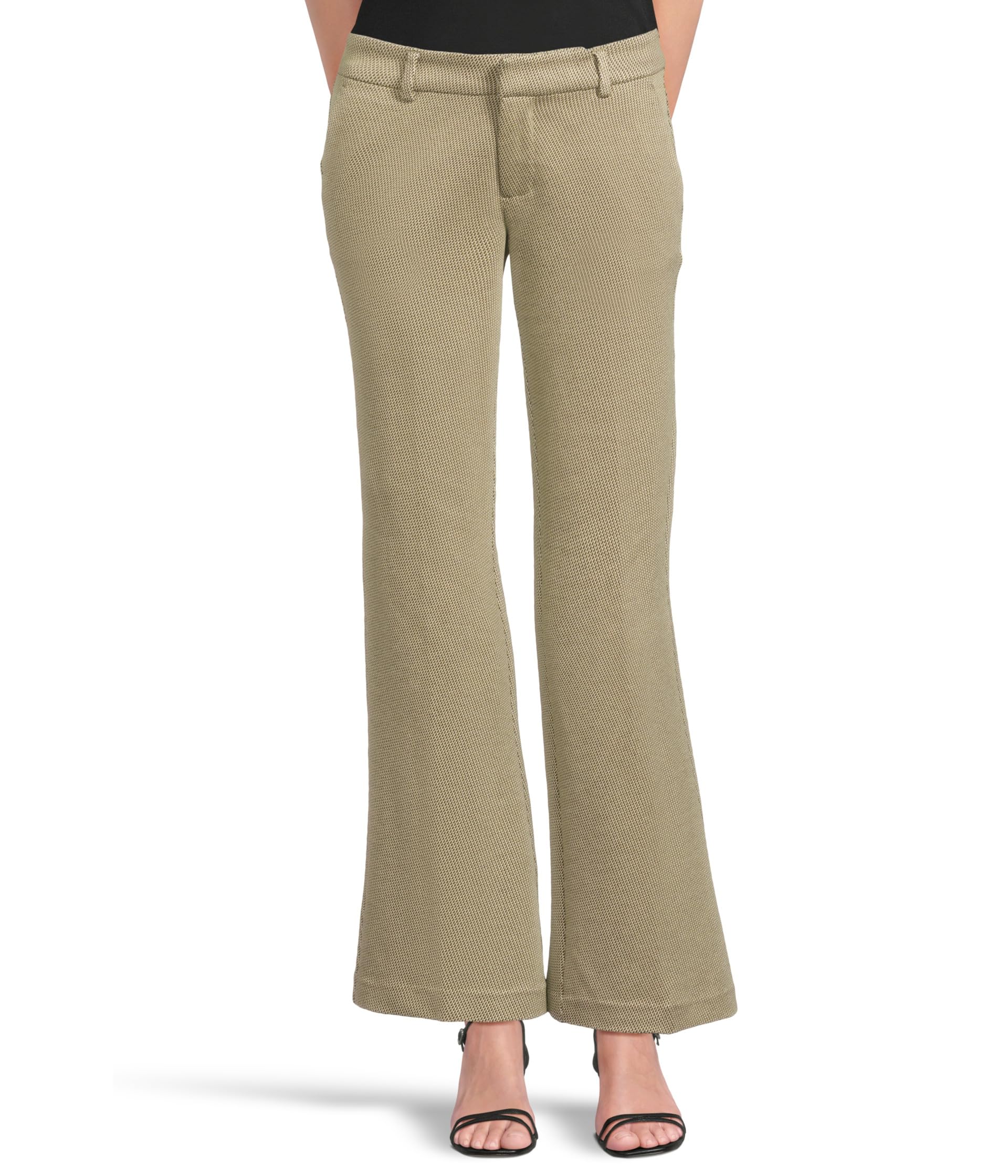 

Брюки Liverpool Los Angeles Kelsey Knit Wide Leg Trouser 31", цвет Artichoke/Cream Birdseye