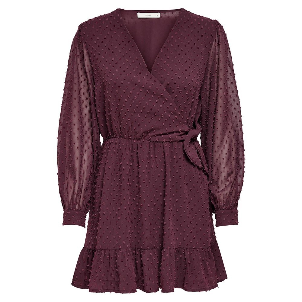 

Платье Only Tiva Dobby Fake Wrap, красный