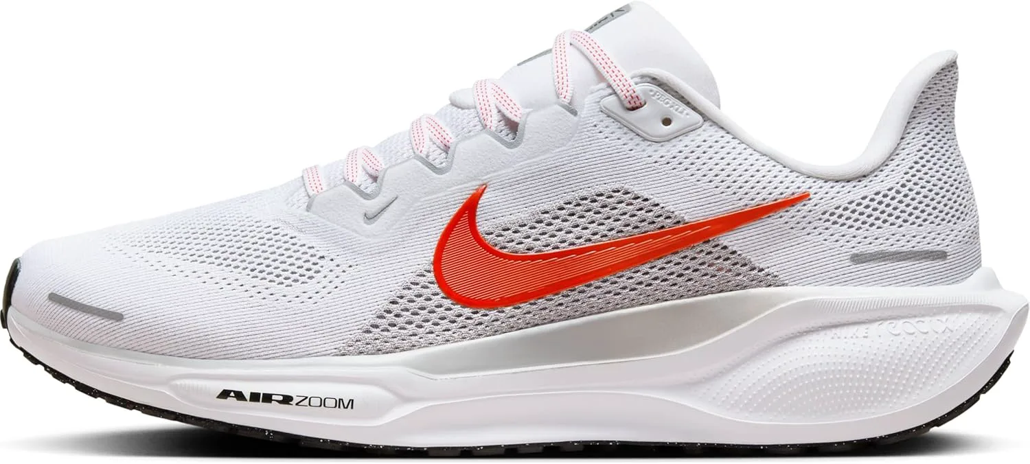 Мужские беговые кроссовки Nike Pegasus 41, белый/серый/черный/красный