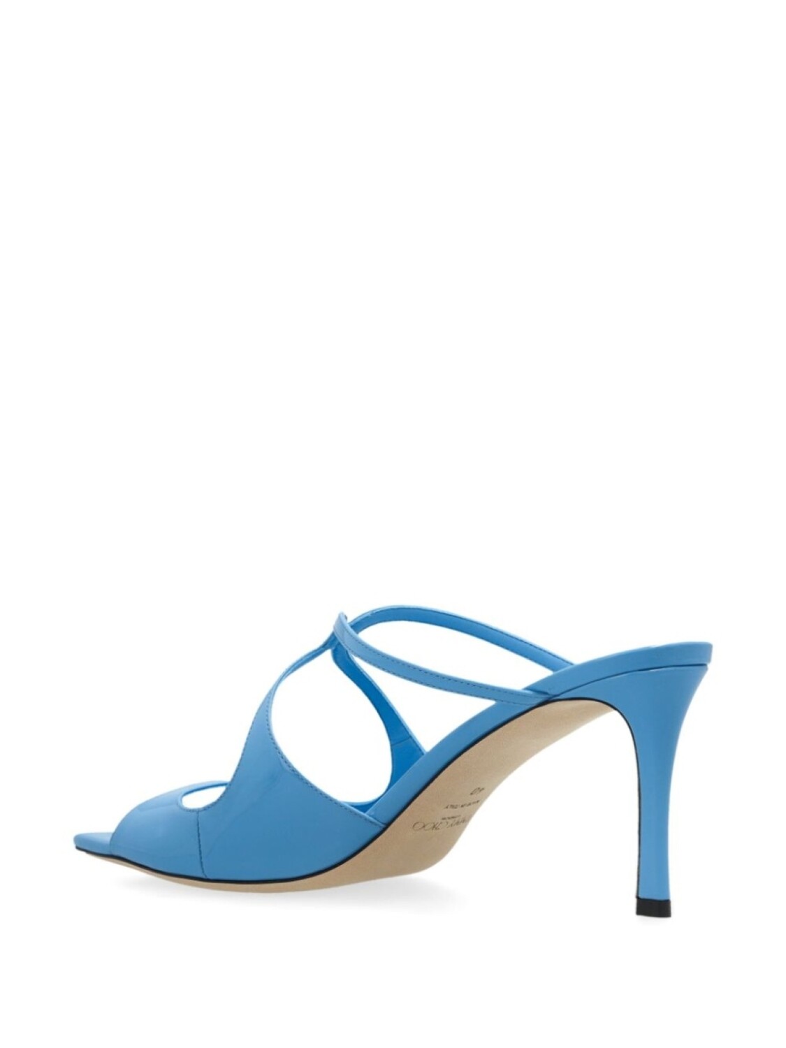 Туфли-мюли Jimmy Choo Anise 75 мм, синий — фото 3