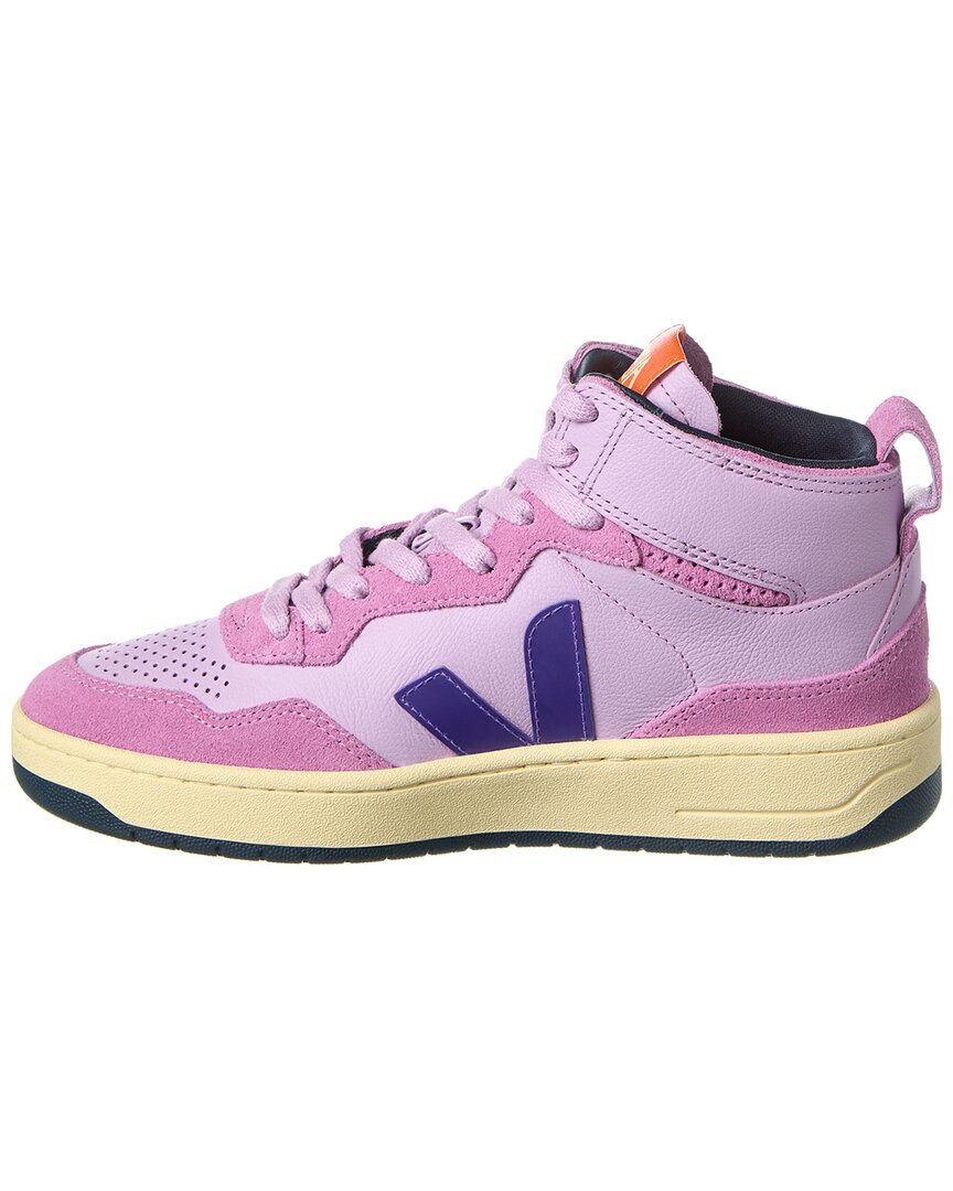 Кроссовки VEJA V-95 OT из кожи, фиолетовый — фото 2