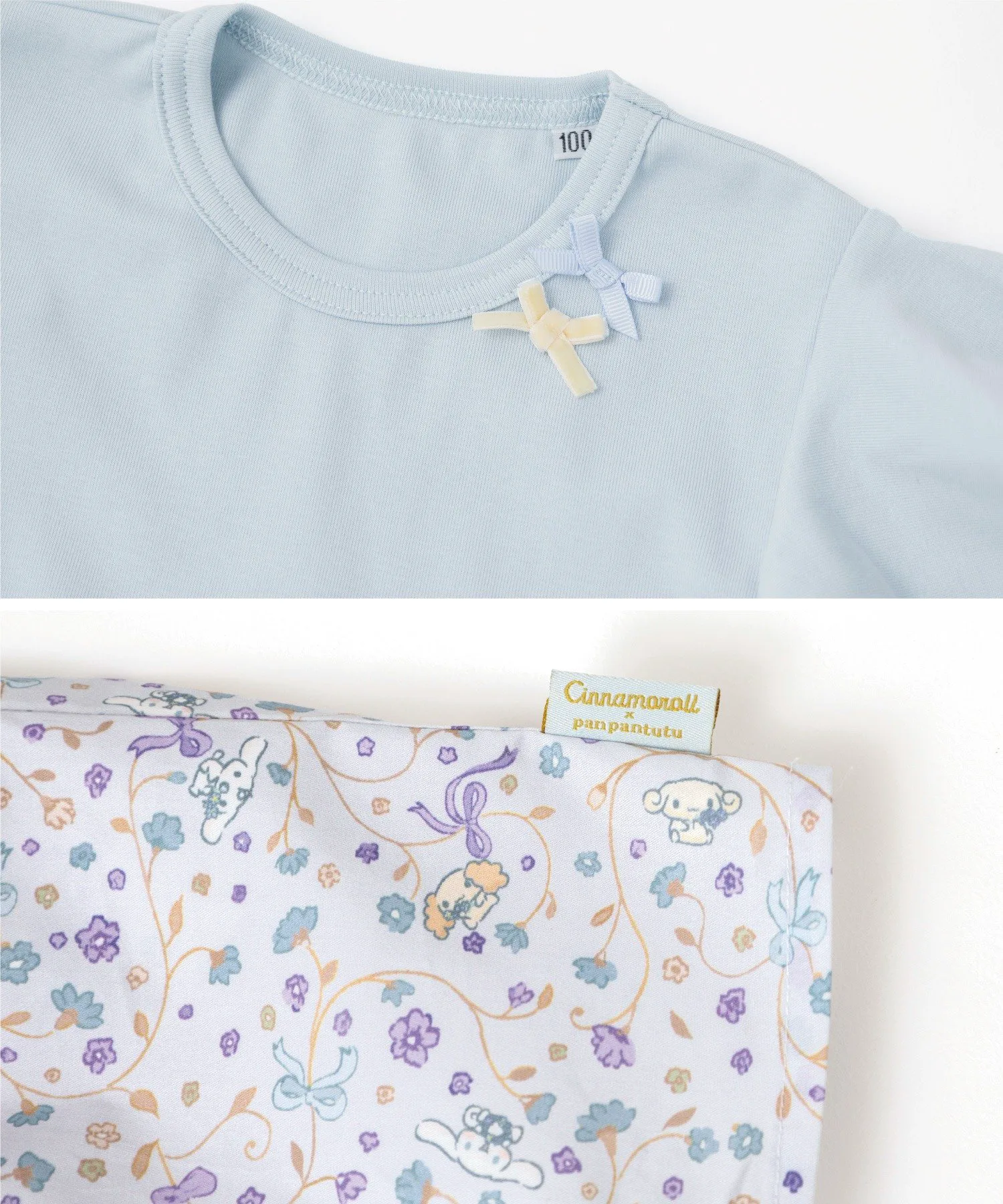 Платье с расклешенными рукавами My Melody/Cinnamoroll (80-100 см) Panpantutu — фото 4
