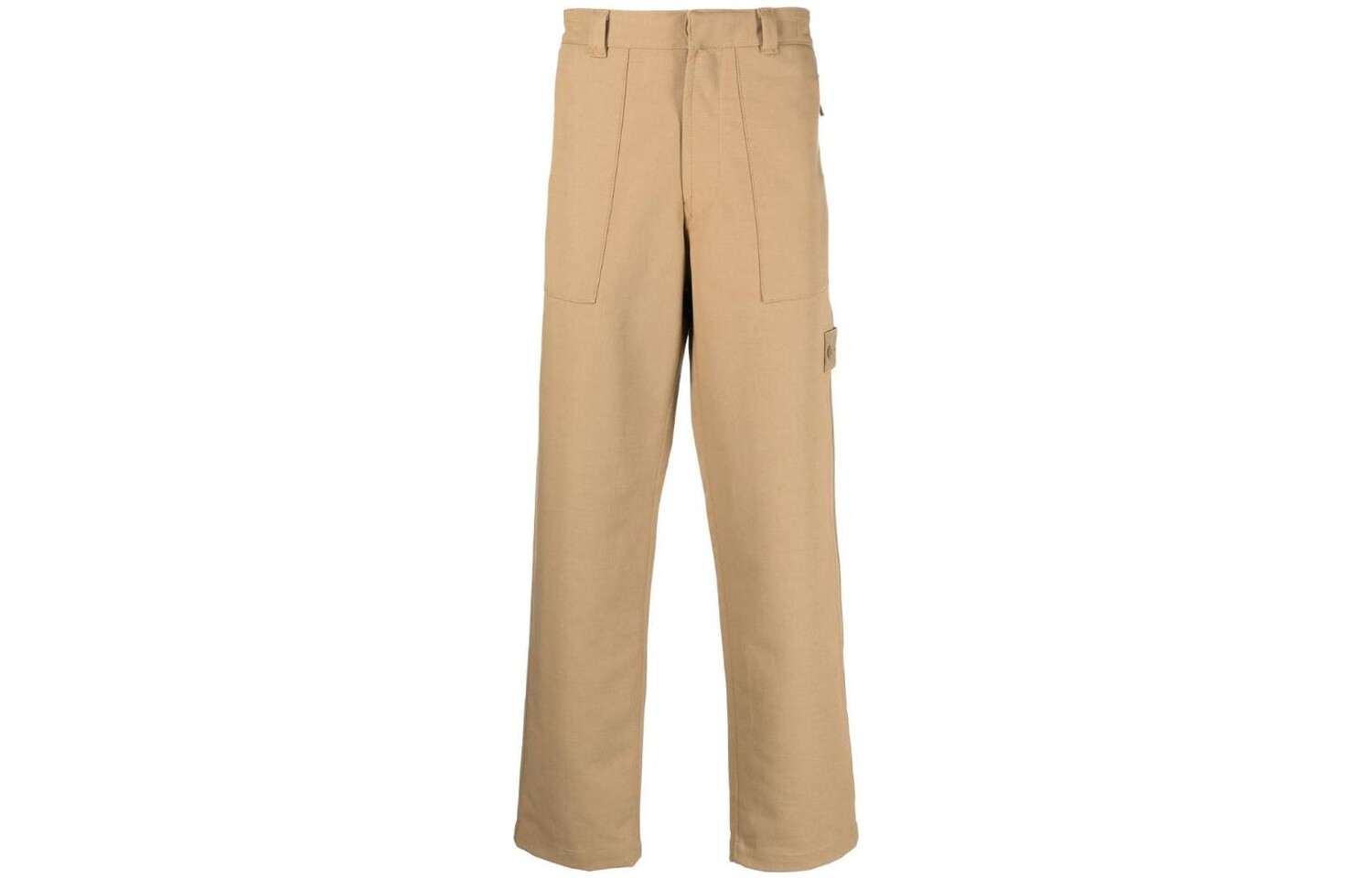 

Повседневные брюки мужские цвета хаки Stone Island, хаки