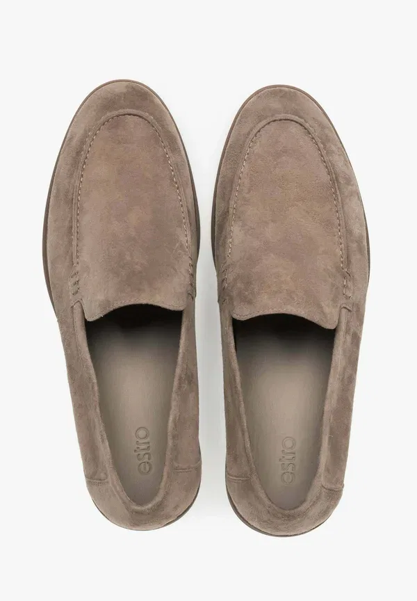 Мужские лоферы Estro, модель 40 slip ons, цвет хаки — фото 3
