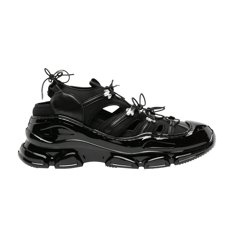

Кроссовки Simone Rocha Tracker Cut-Out Sneaker 'Crystal Pearls - Black', черный