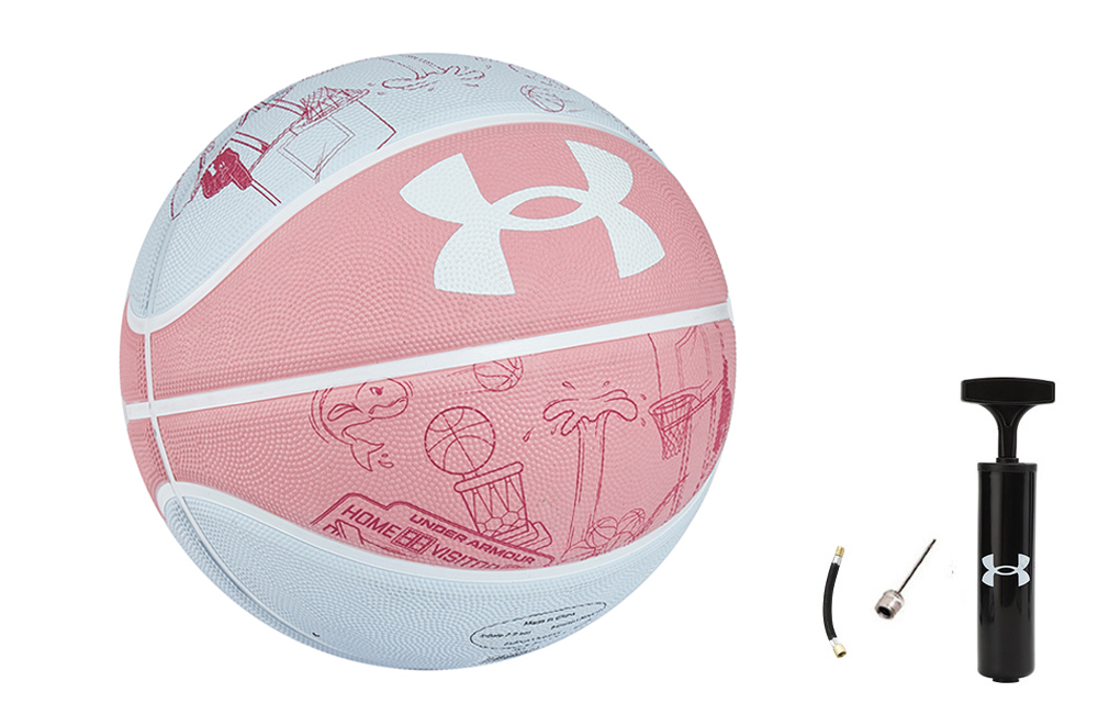 

Under Armour Баскетбольный мяч China Rubber Basketball Fresh Pink Size 7 Training Competition Unisex