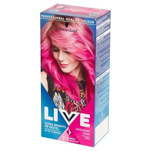 

Краска кремовая 2в1 093 Shocking Pink Schwarzkopf, Live