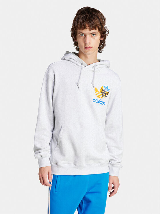 

Толстовка стандартного кроя Adidas, серый