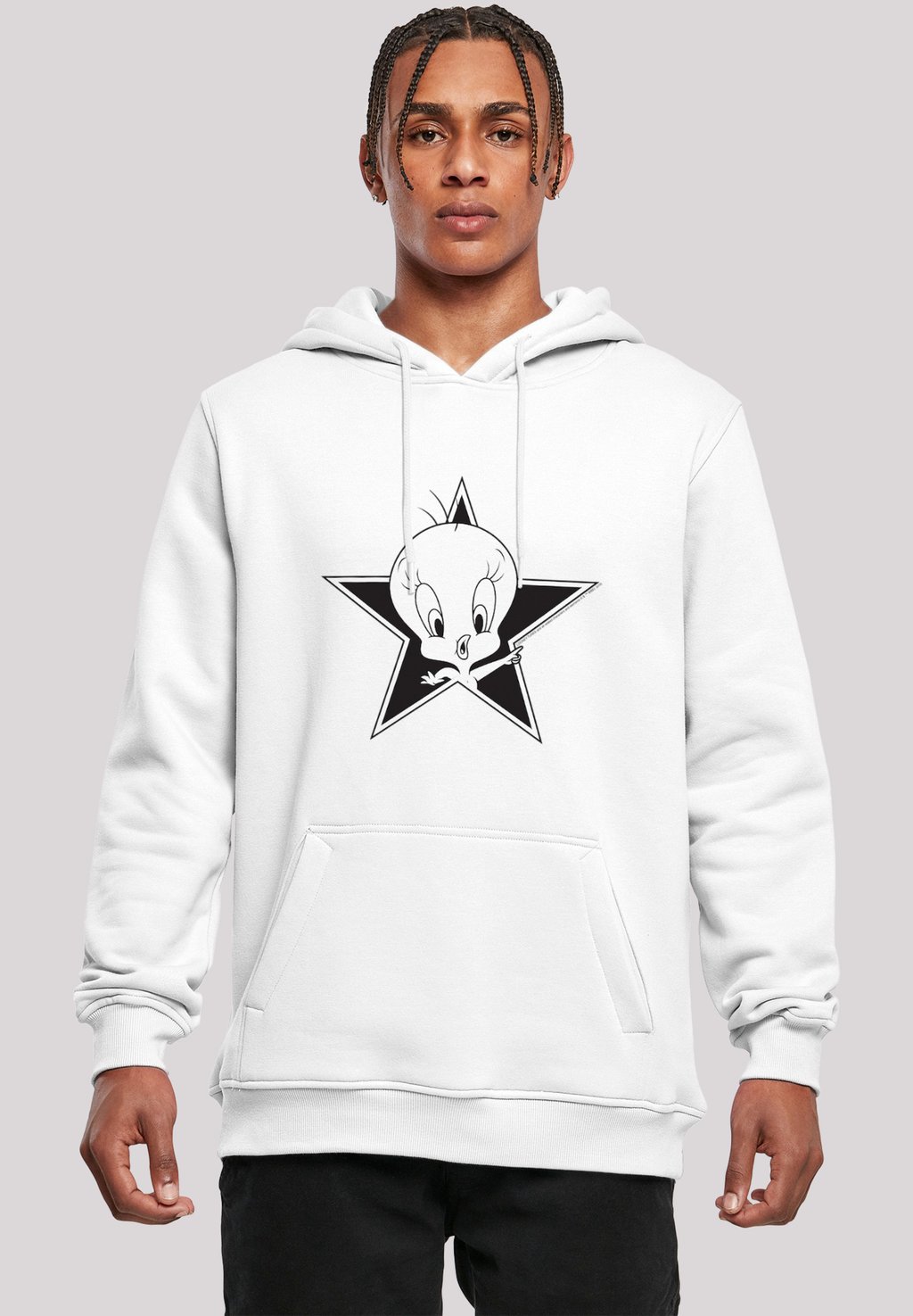 

Толстовка с капюшоном LOONEY TUNES TWEETIE - Sweatshirt F4NT4STIC, белый