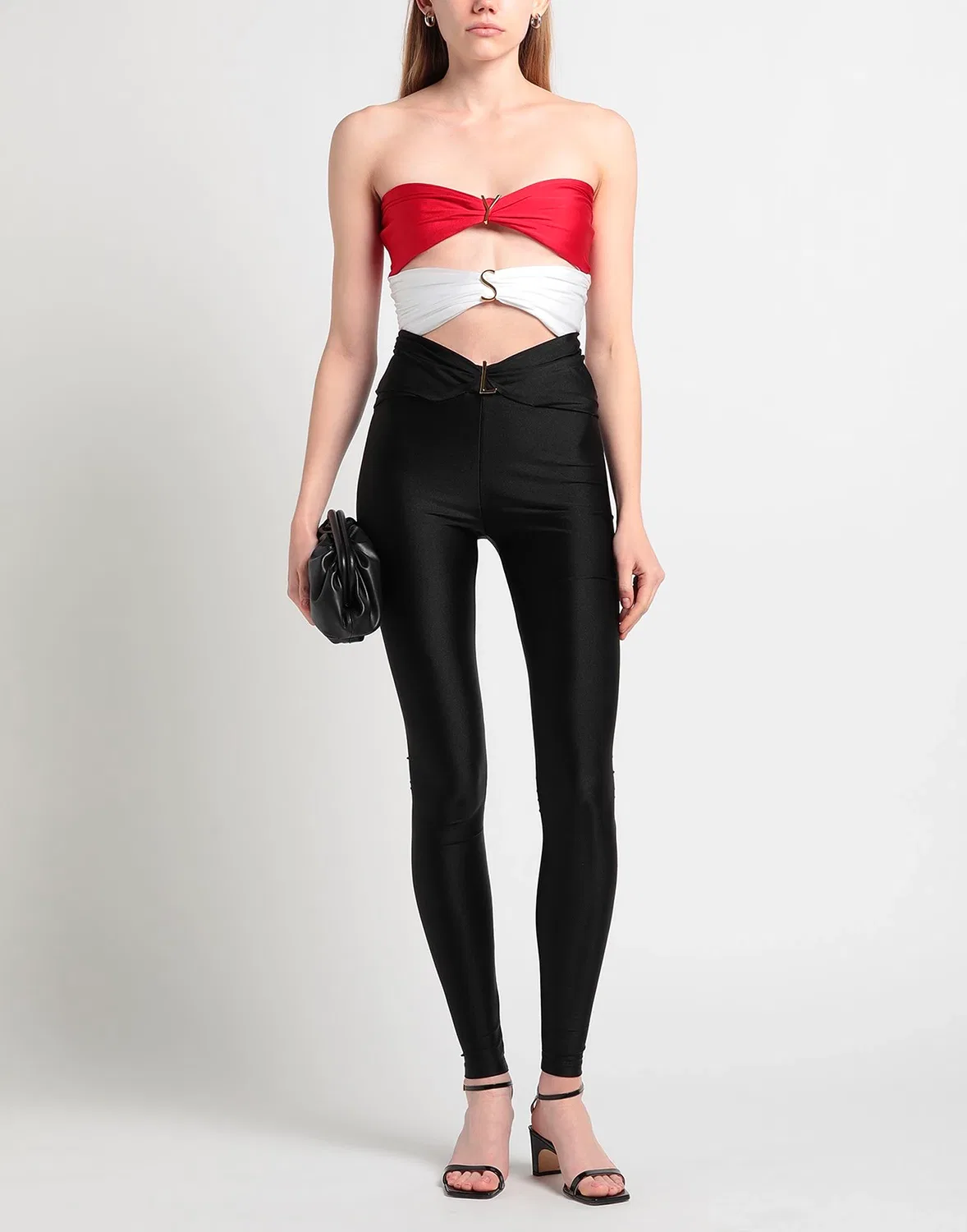 Комбинезон красный SAINT LAURENT — фото 2