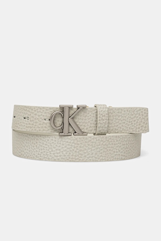 

Кожаный ремень Calvin Klein Jeans, бежевый