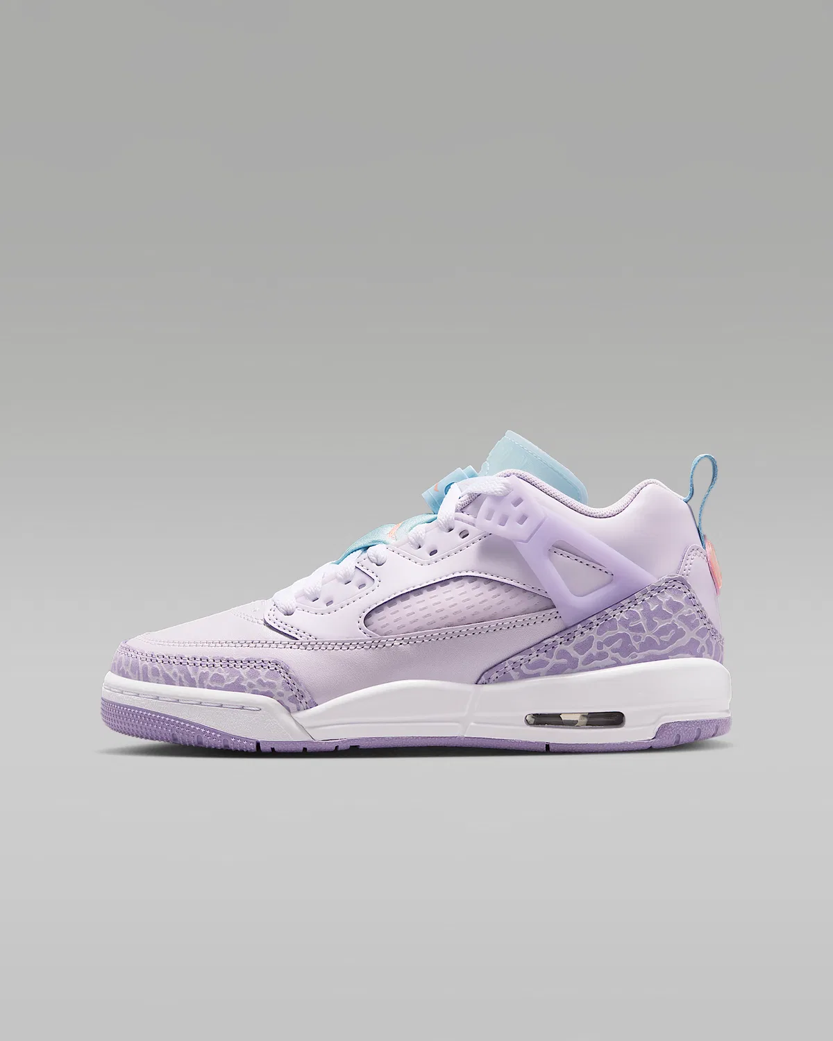 Детские кроссовки Jordan Spizike Low, Barely Grape/Ocean Bliss/White/Atomic Pink