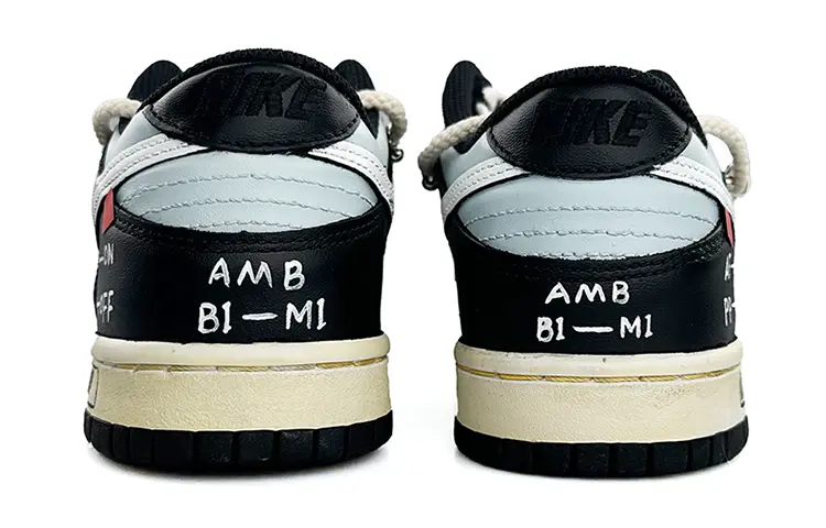 

Кроссовки Nike Dunk Skateboard Shoes Women's Low-Top Black Gray/Blue