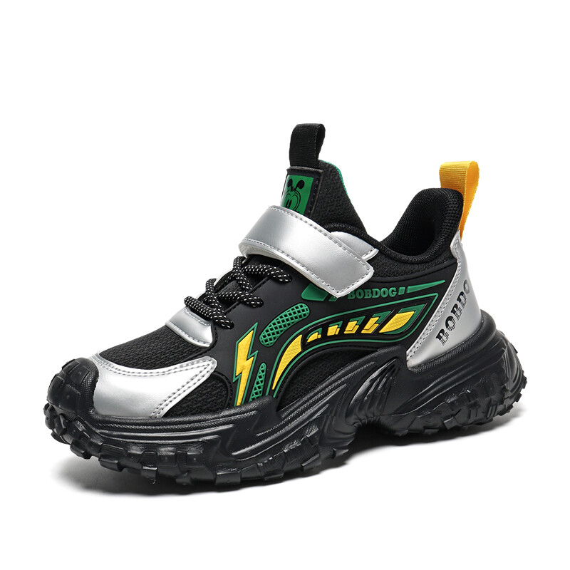 

Кроссовки для детей "Дети" Bobdog, цвет Dark Green [Leather Surface Waterproof]