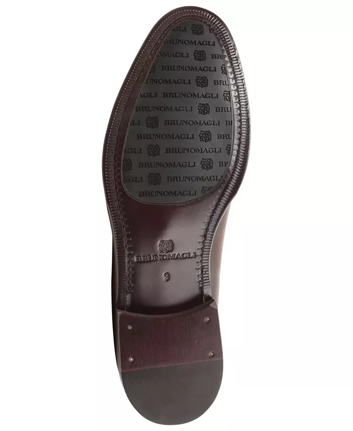 Мужские лоферы Arezzo Slip On Bruno Magli, коричневый — фото 3