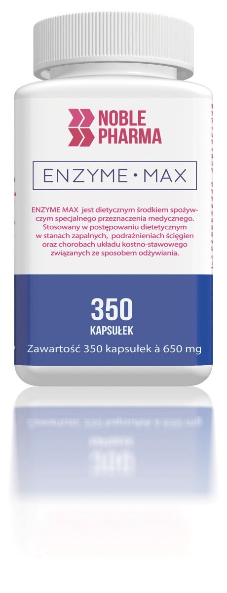 

БАД NoblePharma Энзим-макс, 350 капсул