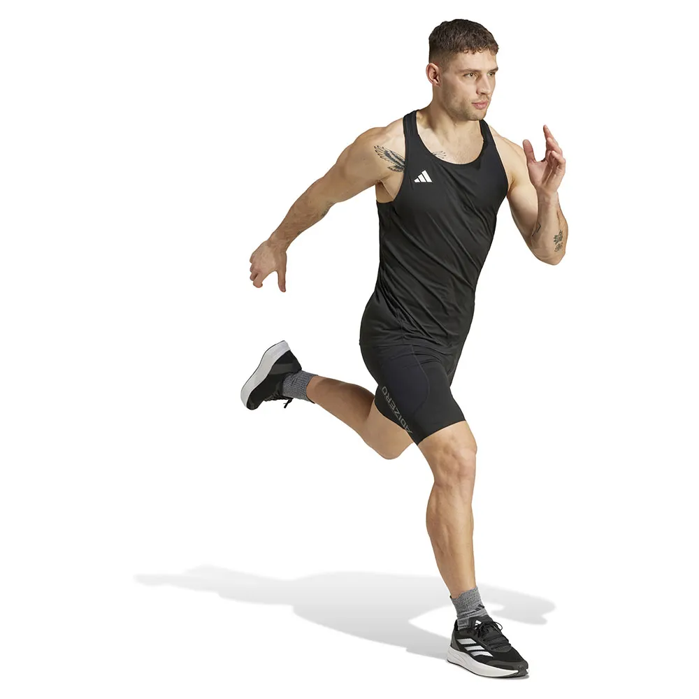 Футболка без рукавов спортивная adidas Adizero Essentials, черный — фото 4