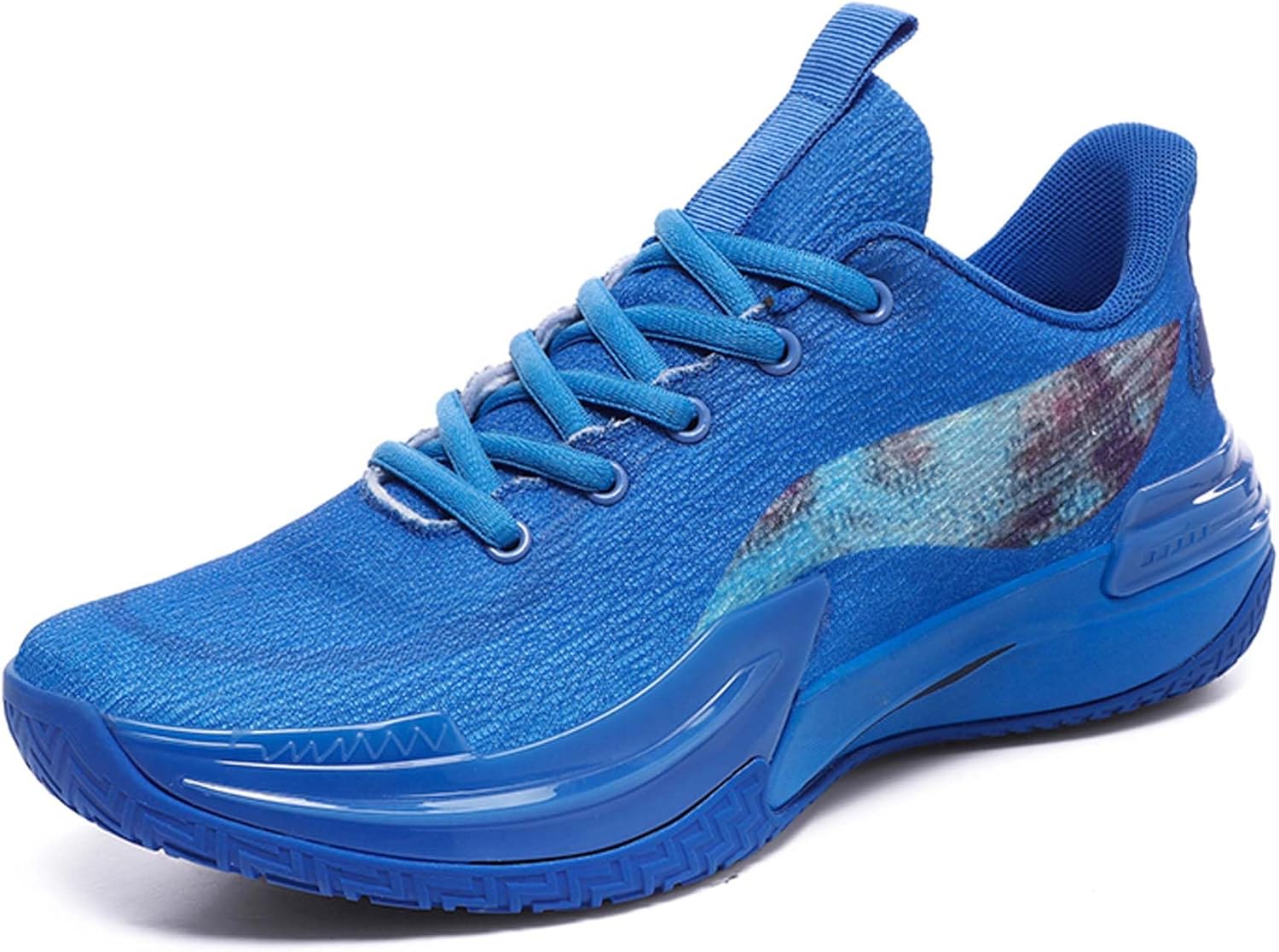 

Мужские профессиональные баскетбольные кроссовки DZBAJRQM с дышащей сеткой, кроссовки для зала и улицы, противоскользящие тренировочные и беговые кроссовки, модная спортивная обувь для женщин, теннис и баскетбол, синий