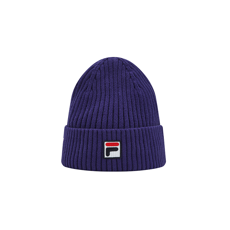 

FILA Акриловая вязаная шапка унисекс сиреневого цвета, Lilac