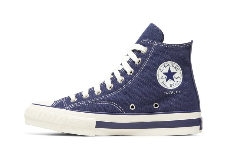 Кроссовки Converse God Selection XXX x Addict x Chuck Taylor Canvas TX High, синий — фото 3