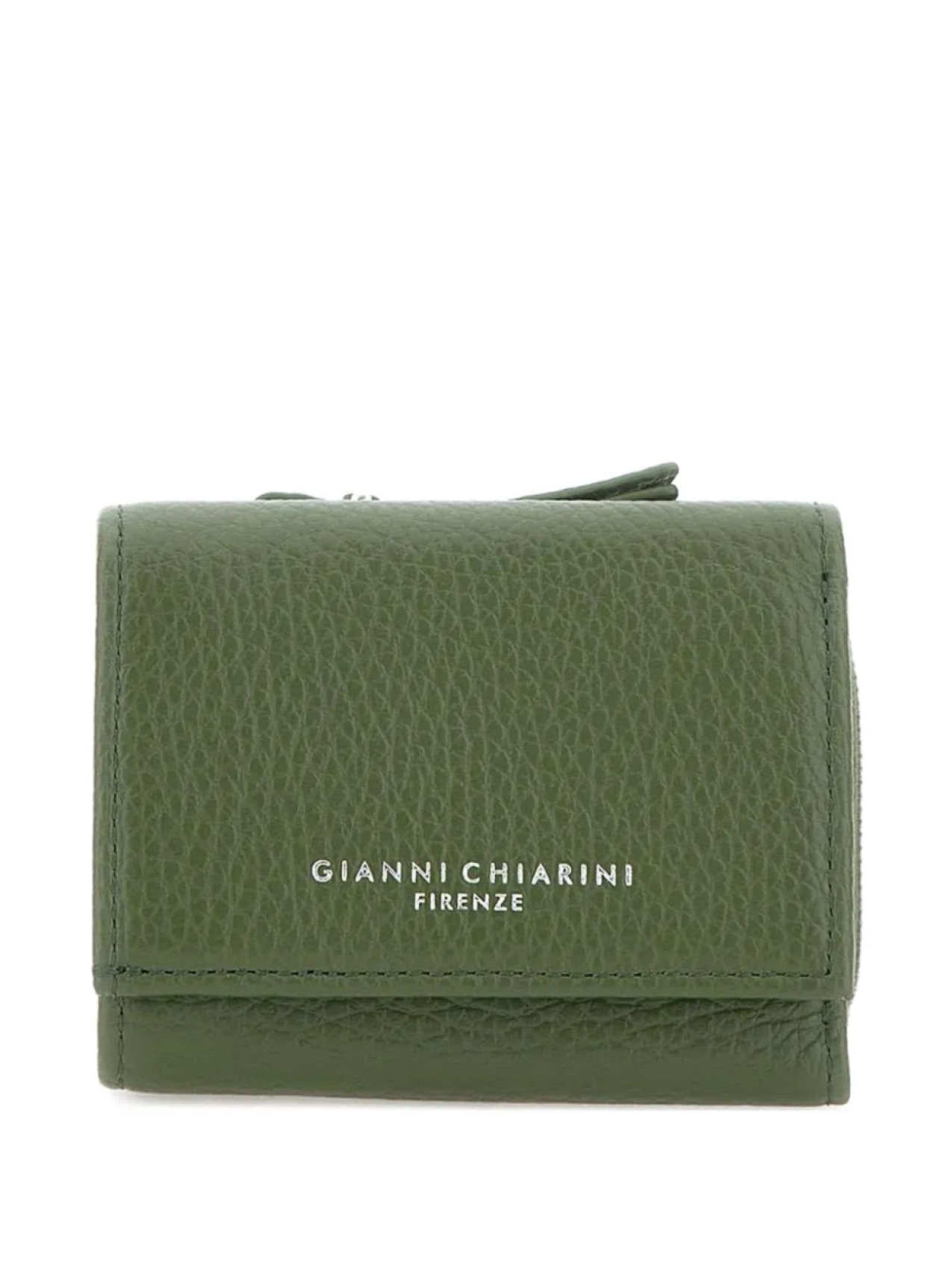 

Кожаный кошелек GIANNI CHIARINI на молнии, зеленый