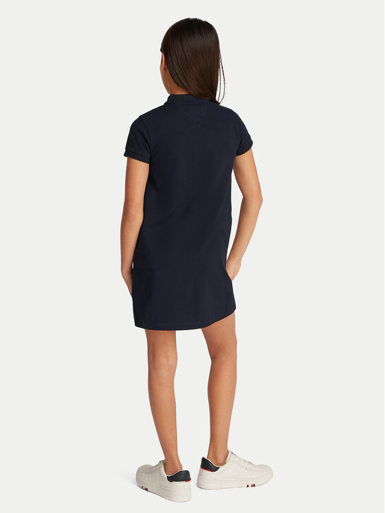 Платье на каждый день обычный крой Essential KG0KG08564 D Tommy Hilfiger, синий — фото 2