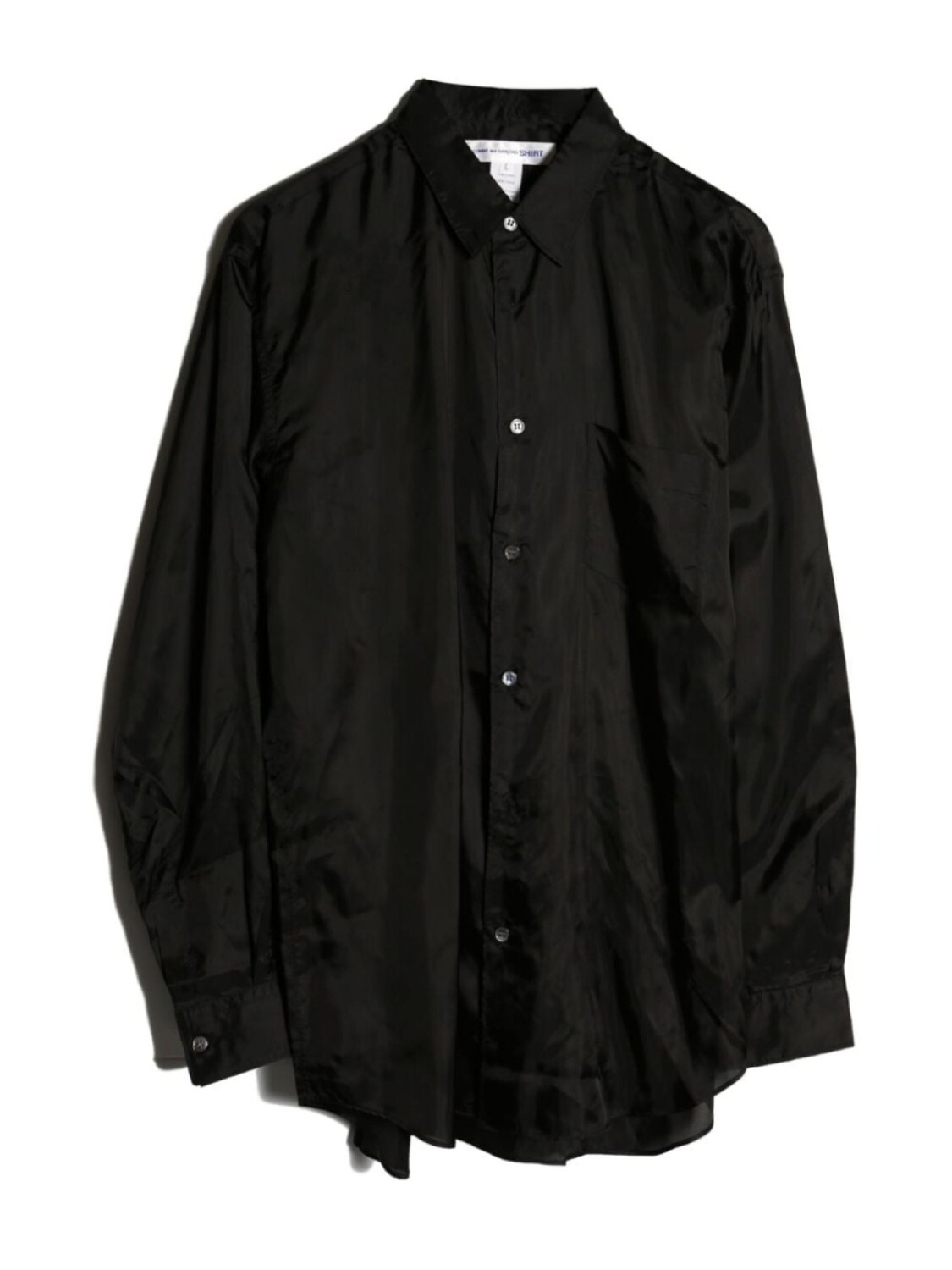 

Рубашка Comme Des Garçons с нагрудным карманом и длинными рукавами, черный