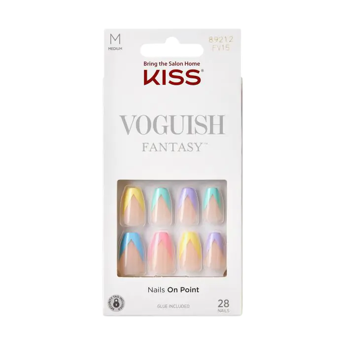 

Накладные ногти vogish fantasy uñas postizas Kiss, цвет candies
